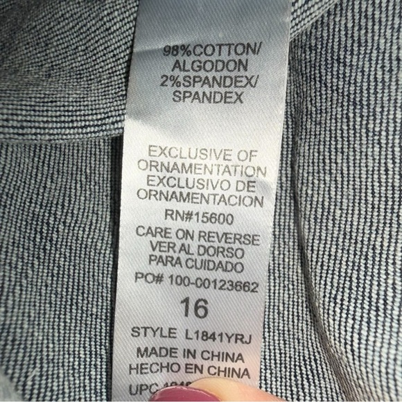 WIT & WISDOM Gemma ‘Ab’Solution Distressed Girlfriend Jeans - 16 - Picture 13 of 14